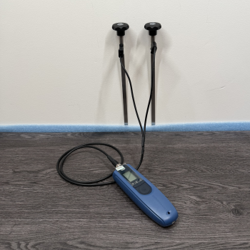 Anwendungsbeispiel Elektrode in Verbindung eines Kabel und eines Gerätes von Gann